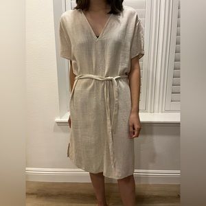 H&M Linen T-Shirt Dress